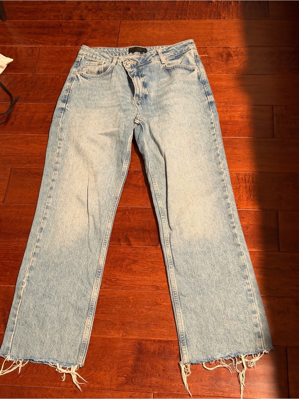 Zara Light Blue Women's Boyfriend Jeans